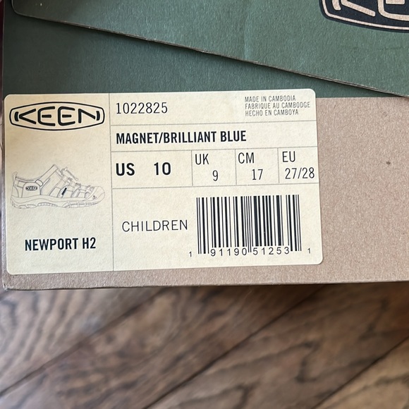 KEEN Newport H2 magnet/brilliant blue size 10 - Picture 4 of 4